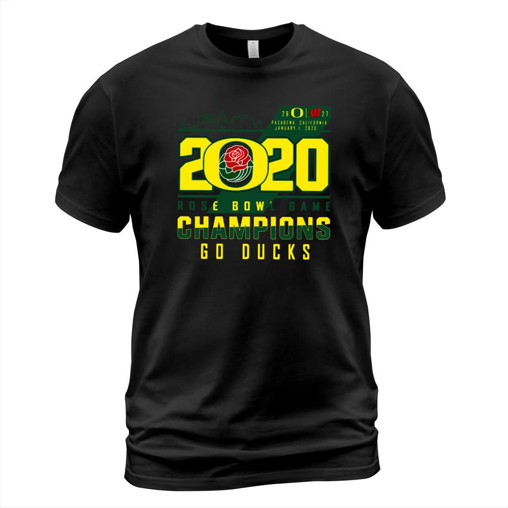 Oregon Ducks 2020 Rose Bowl Game Champions Goducks shirt T-Shirt Unisex