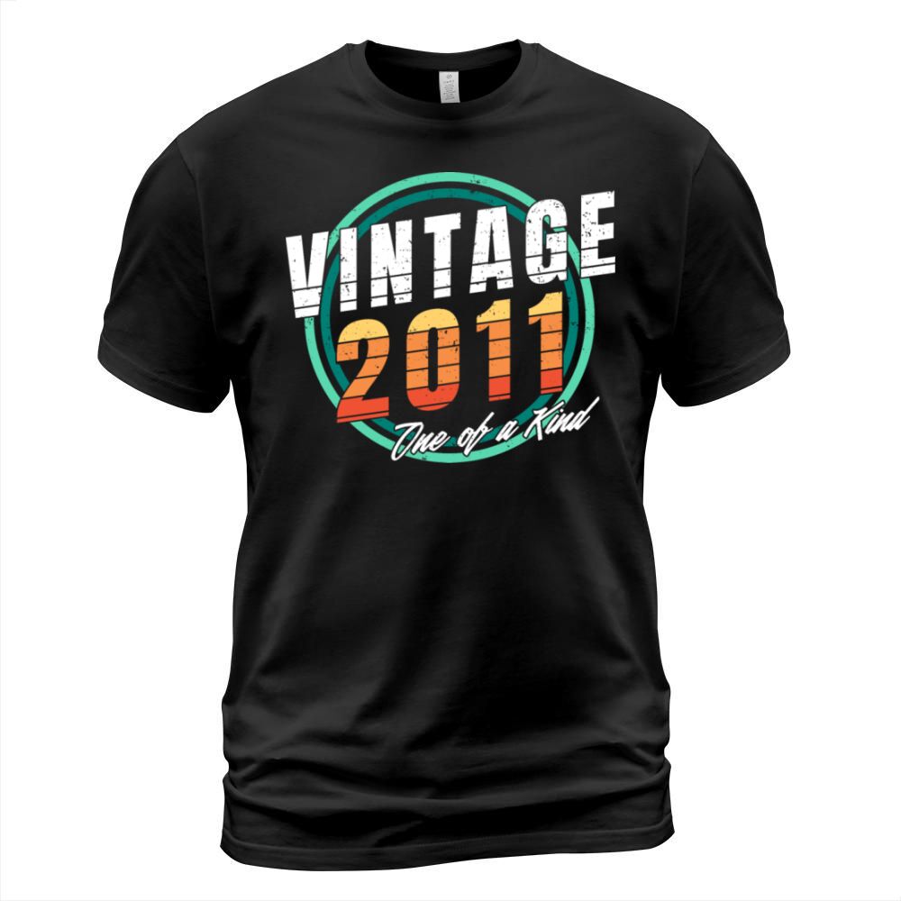 Vintage 2011 Shirt for Men Women 12 Year Old 12nd T-Shirt Unisex