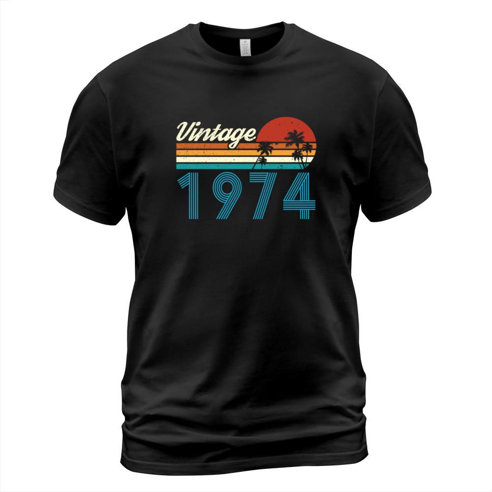 Vintage 1974 Vintage Birthday Retro Vintage T-Shirt Unisex