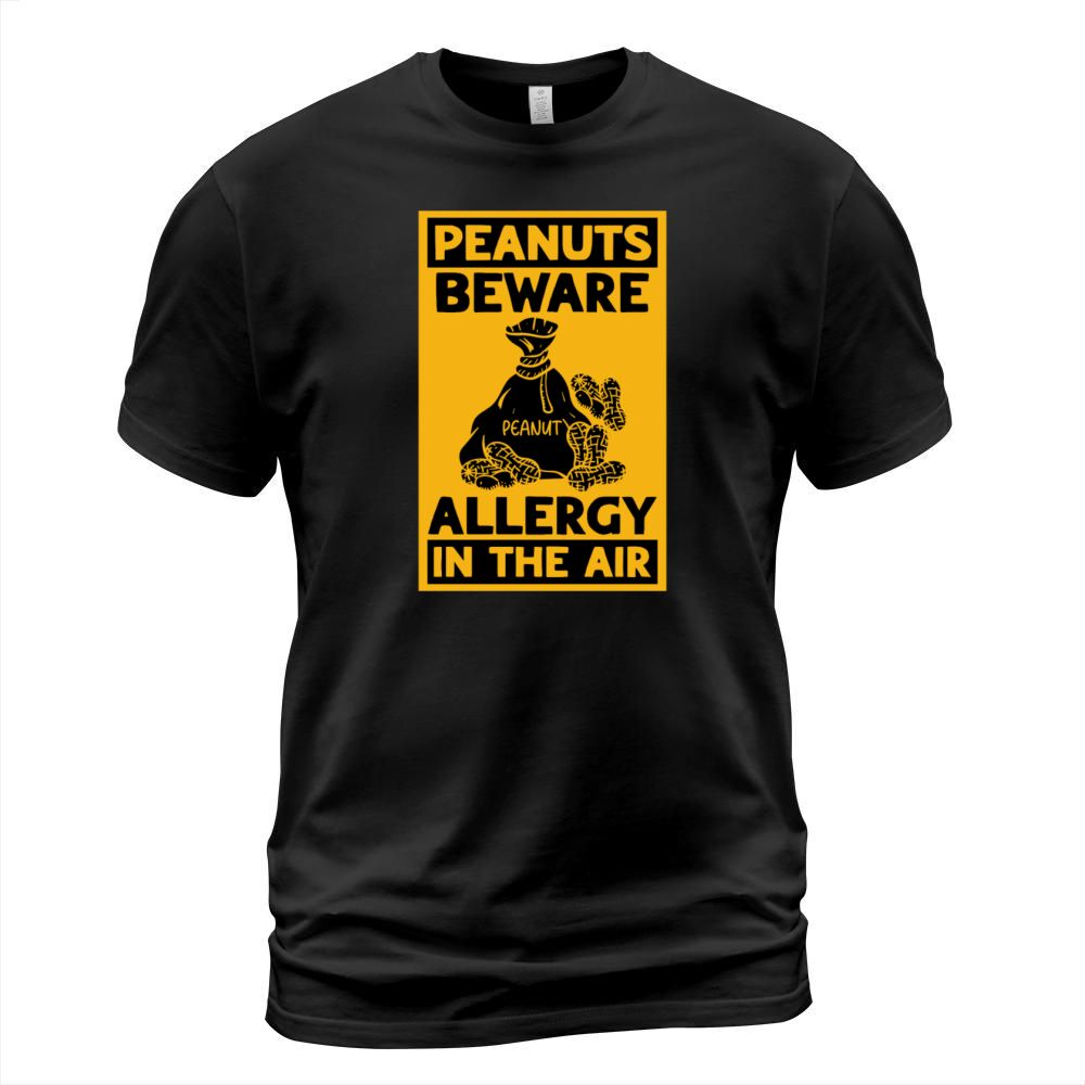 Peanuts Beware Allergy In The Air Peanut Allergic T-Shirt Unisex