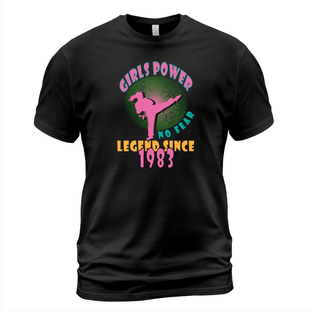 1983 vinatge Girls Power Birthday T-Shirt Unisex