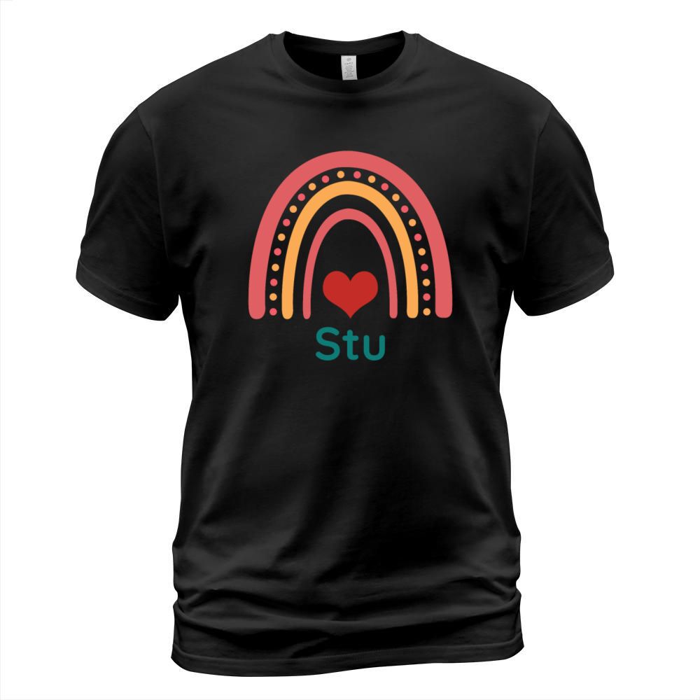 Stu Vintage Boho Rainbow T-Shirt Unisex