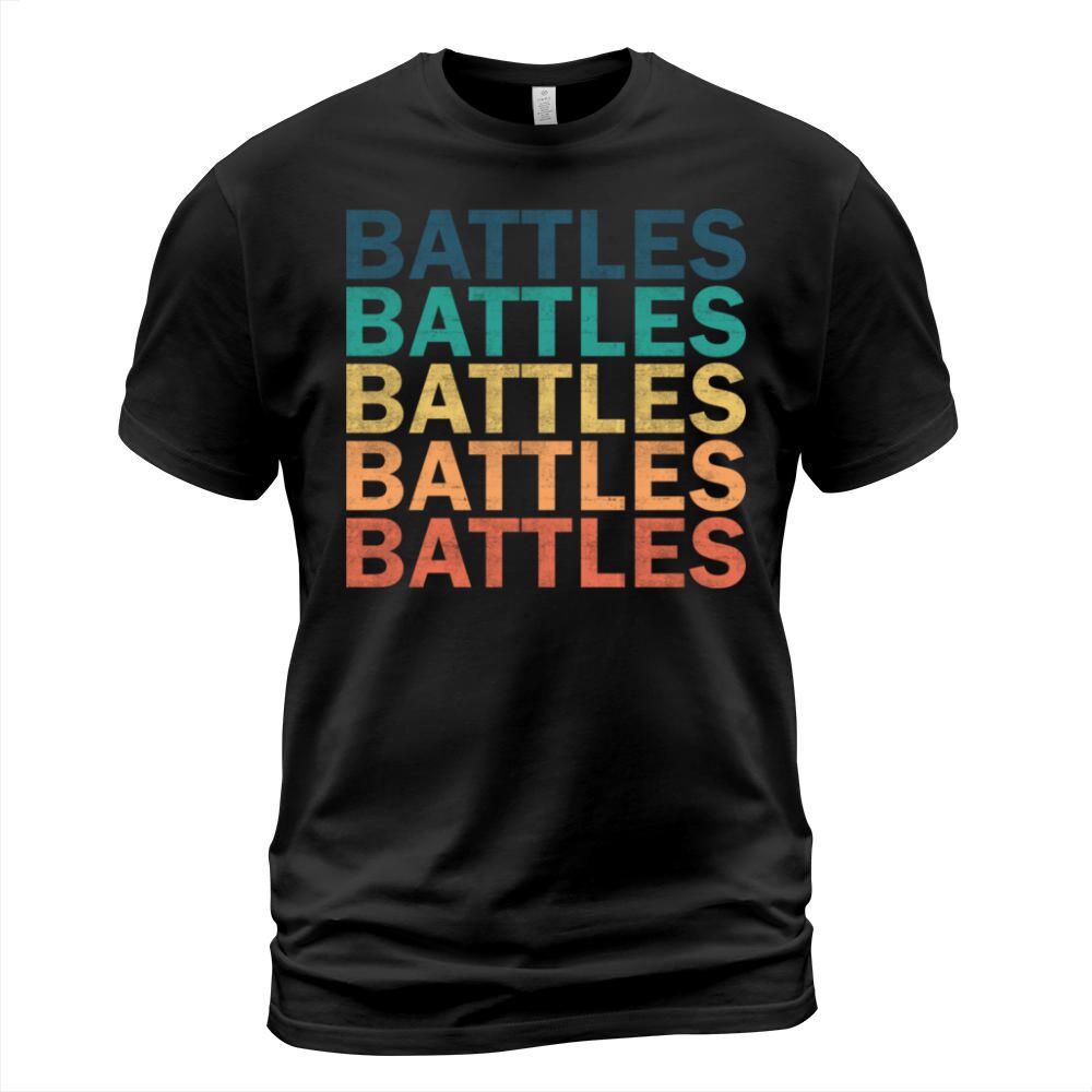 Battles Name T Shirt - Battles Vintage Retro Name T-Shirt Unisex