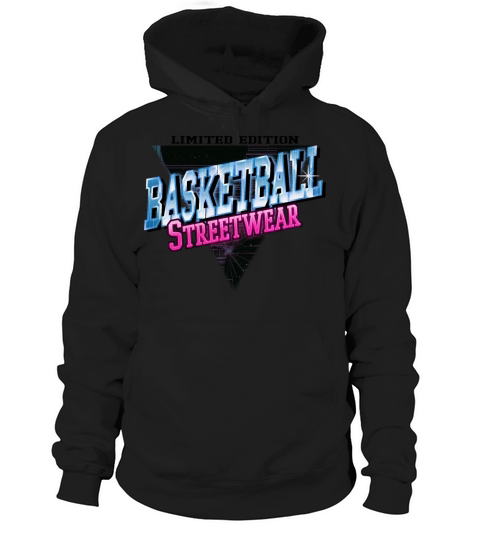 Basketball Sports Font Vintage Retro Streetwear Hoodie Unisex