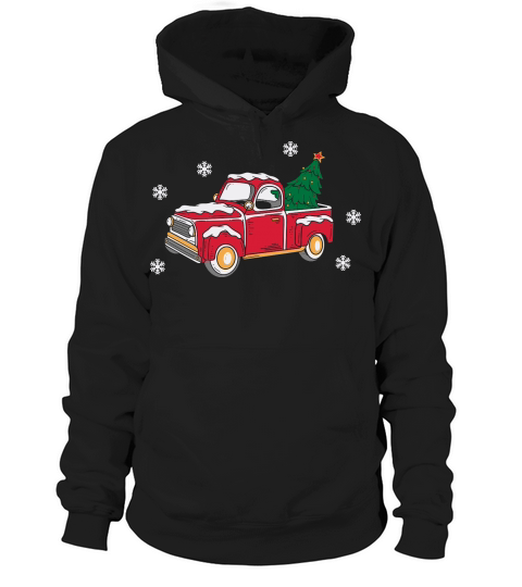 Christmas object Xmas Car with Hoodie Unisex