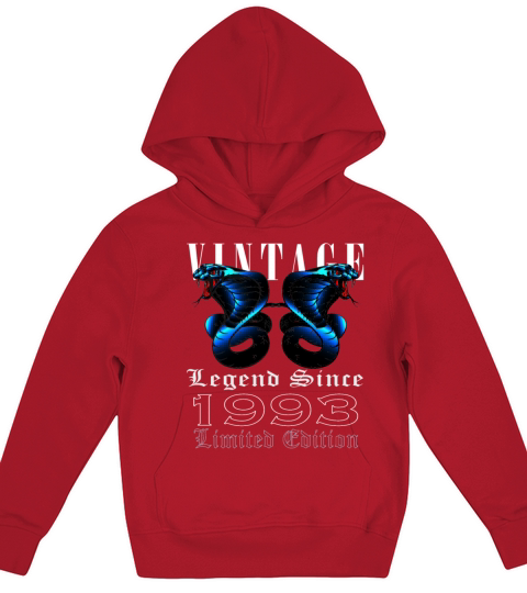 1993 Vintage 30 Years Limited Edition Kids Hoodie
