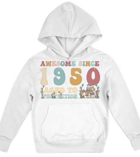 Awesome since 1950 - 73rd Birthday - 2023 Groovy Kids Hoodie