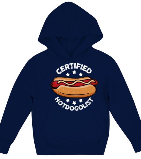 Cool Hot Dog Design For Men Women Boys Sausage Hot Kids Hoodie