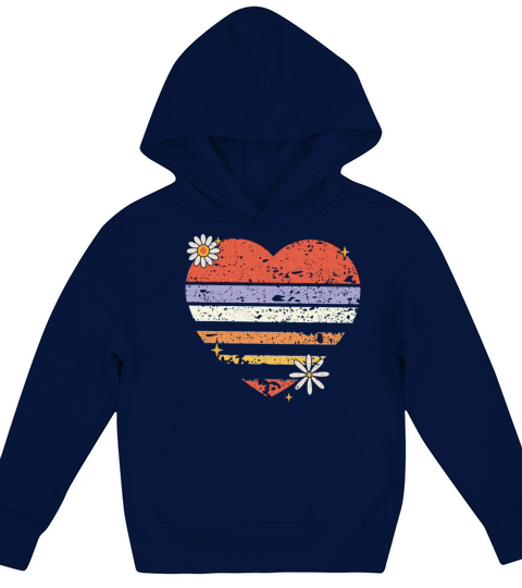 National Retro Day Vintage Old Classic 80s 90s Kids Hoodie