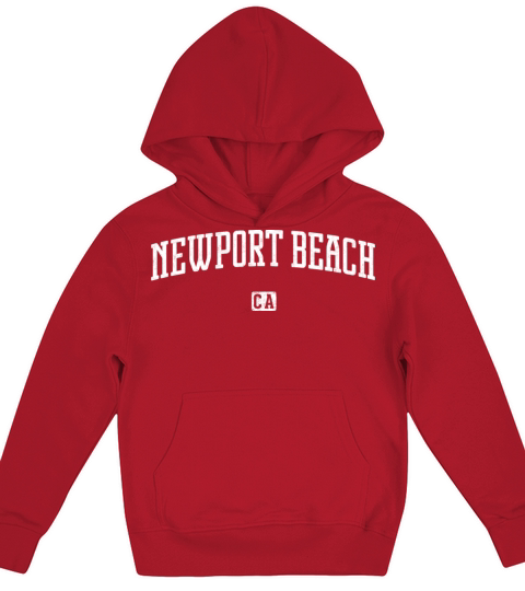 Newport Beach California Vintage Kids Hoodie