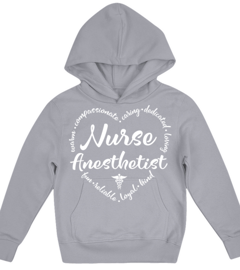 Nurse Anesthetist Design for CRNA Kids Hoodie