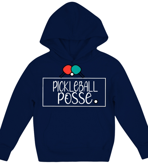Pickleball posse funny pickleball quotes Kids Hoodie