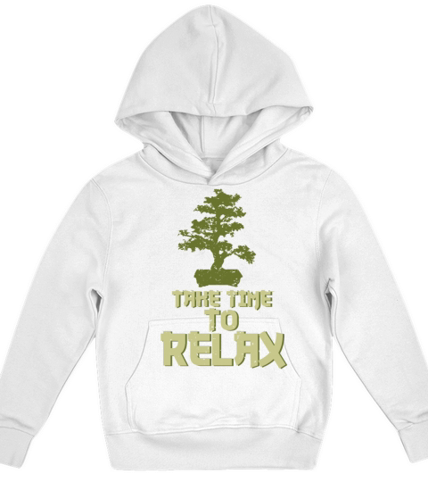 Relaxing Bonsai Tree Kids Hoodie