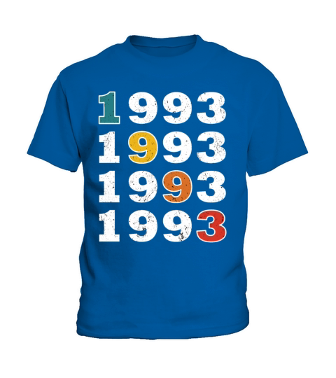 30th birthday vintage 1993 retro vintage style Kids T-Shirt