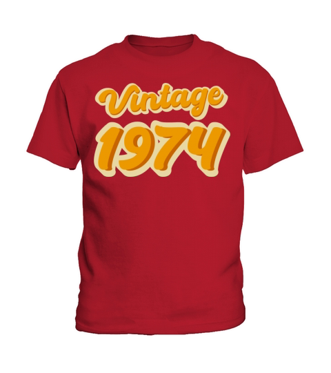 Retro Vintage 1974 Kids T-Shirt