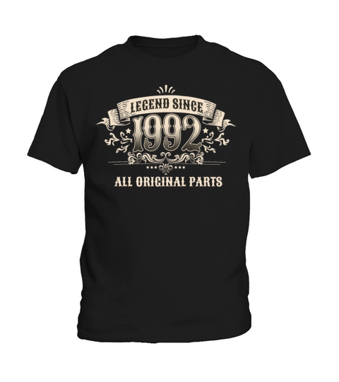 Retro Vintage Birthday Legend Since 1992 Kids T-Shirt