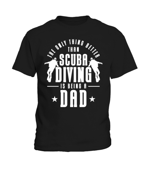 Scuba Diving Gift Underwater Lover Scuba Diver Kids T-Shirt