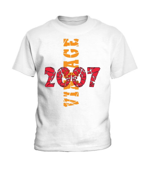 Vintage 16th Birthday 2007 Sports Gift Kids T-Shirt
