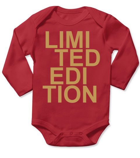 Limited Edition - Slogan - Special - Unique Long Sleeve Baby One-Piece