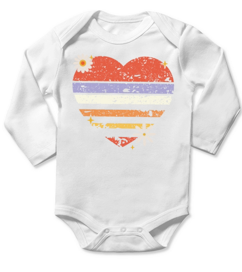 National Retro Day Vintage Old Classic 80s 90s Long Sleeve Baby One-Piece