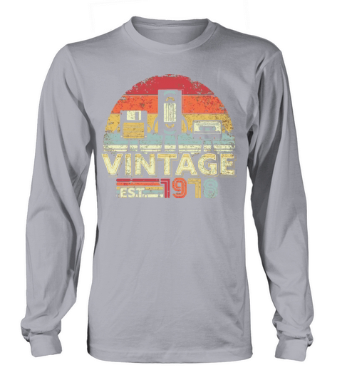 1978 Funny Vintage Cassette Floppy Disk Birthday Long sleeved Unisex