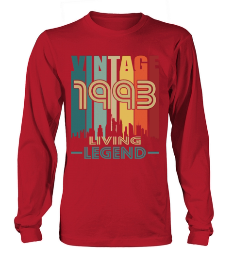 30th birthday vintage 1993 living legend Long sleeved Unisex