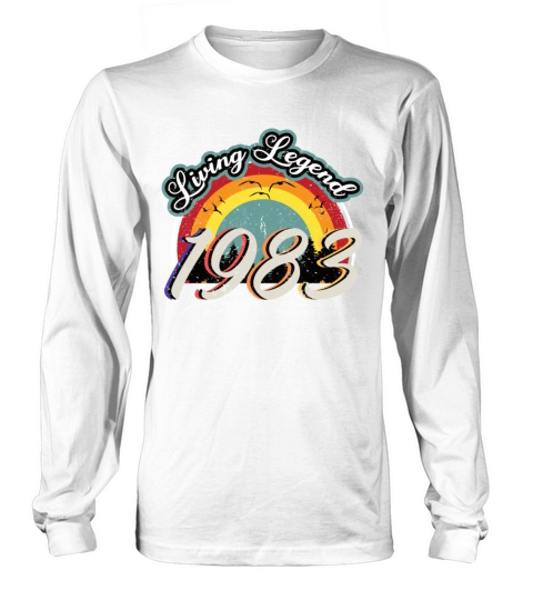 40th birthday vintage 1983 living legend 1983 Long sleeved Unisex