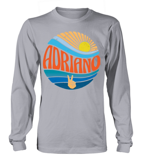 Adriano Shirt Vintage Sunset Adriano Groovy Tie Long sleeved Unisex