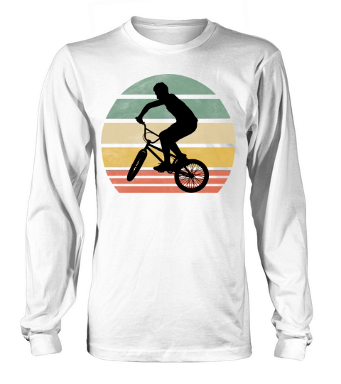 BMX Vintage Retro Long sleeved Unisex