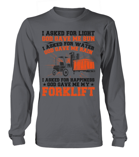 Certified Forklift Truck Operator Long sleeved Unisex
