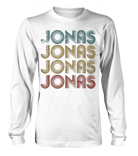 Jonas First Given Name Pride Vintage Distressed Long sleeved Unisex