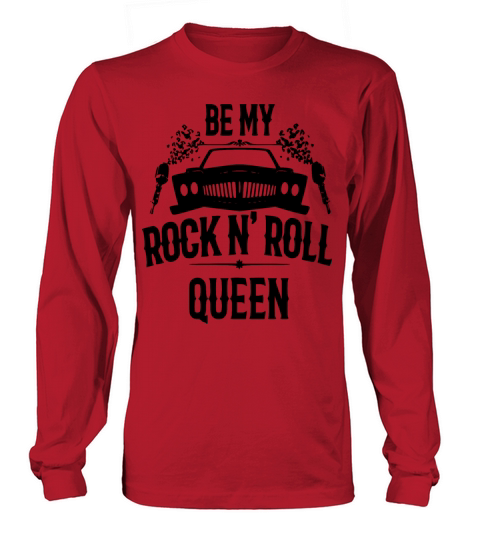 rock n roll queen rock rockabilly gift idea cad Long sleeved Unisex