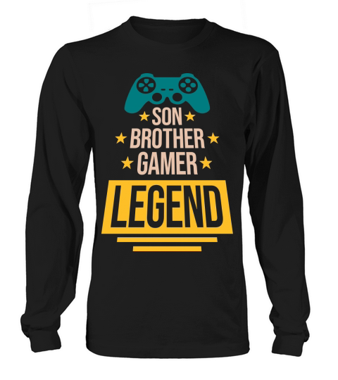 son brother gamer legend Long sleeved Unisex
