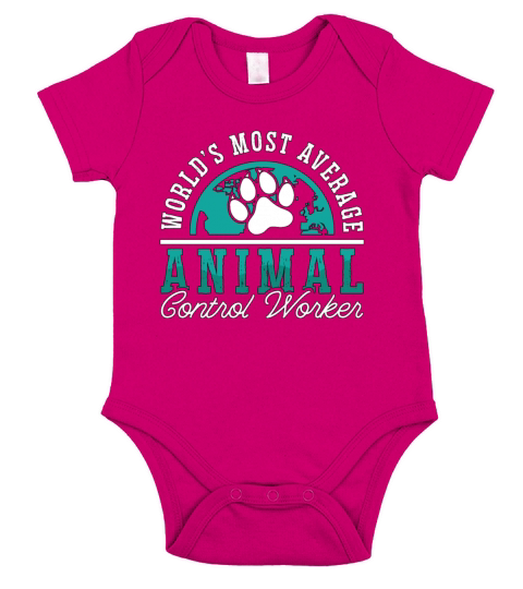 Animal Officer Worlds Most Average Police Animal Short Sleeve Baby One-Piece