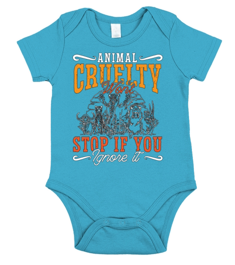 Animal Welfare Animal Cruelty Wont Stop Adoptions Short Sleeve Baby One-Piece