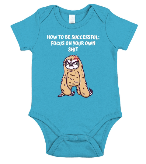 Be Successful Focus on Your Own Funny Sarcastic Hu Short Sleeve Baby One-Piece