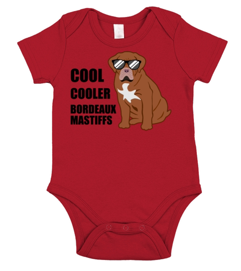 Bordeaux Mastiff Quote Bordeauxdog Dog Lover Gift Short Sleeve Baby One-Piece