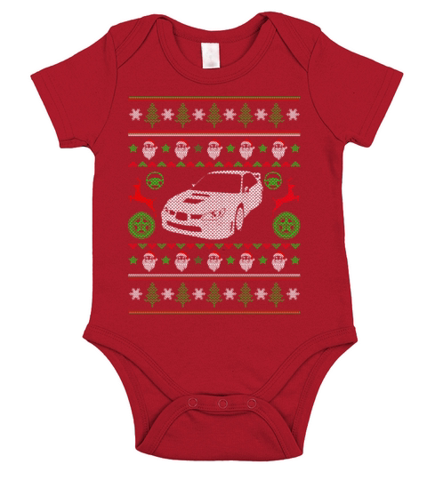 Christmas sweater for Hatchback lover Short Sleeve Baby One-Piece