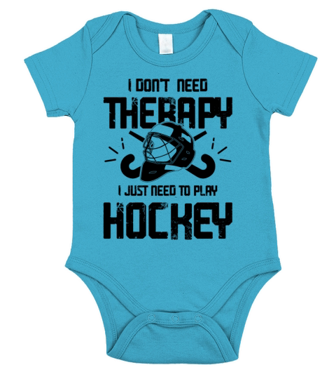 field field hockey therapy Short Sleeve Baby One-Piece