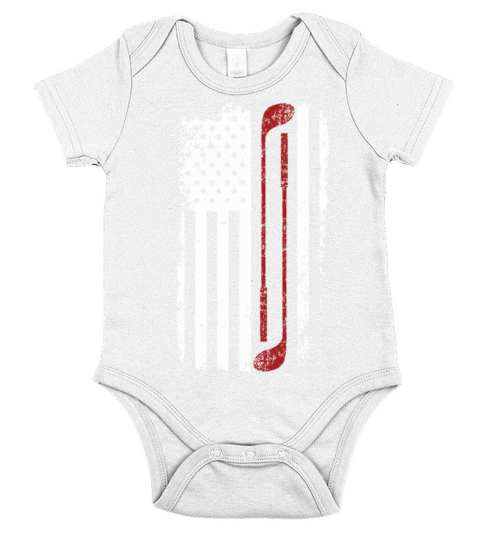 Golf - Cool flag t-shirt for american golf lover Short Sleeve Baby One-Piece