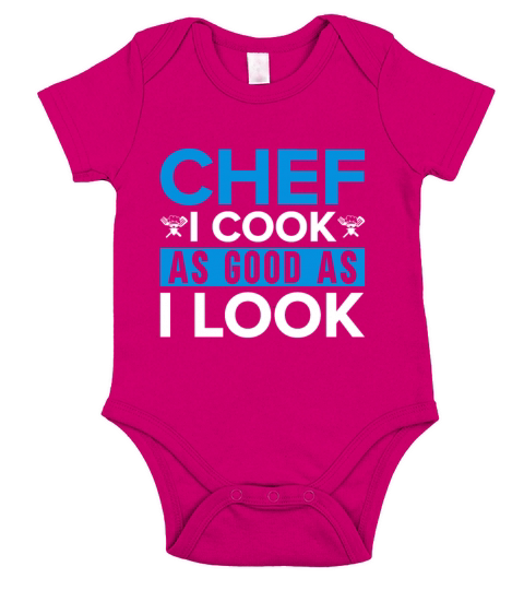 Kitchen Chef Quote Gift Funny Cooking Short Sleeve Baby One-Piece