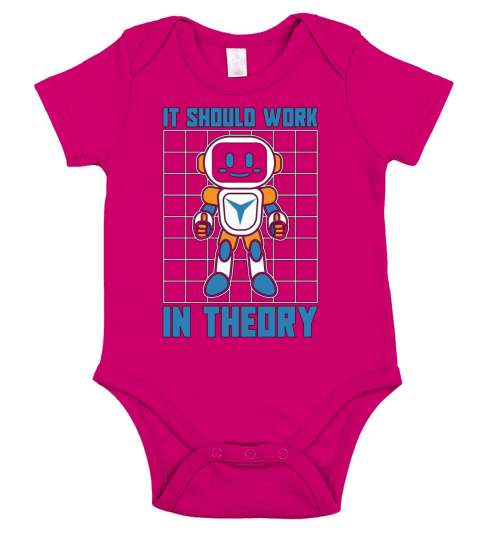 Robotics It Should Work In Robot Robotics Engineer Short Sleeve Baby One-Piece
