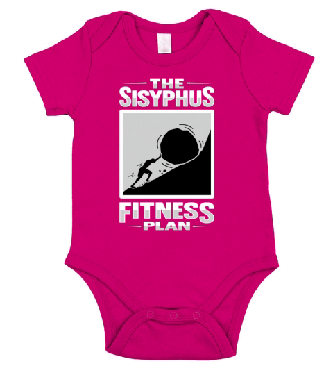 Sisyphus Philosophy Design for a Philosophy Short Sleeve Baby One-Piece