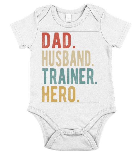 Trainer Dad Husband Hero Short Sleeve Baby One-Piece