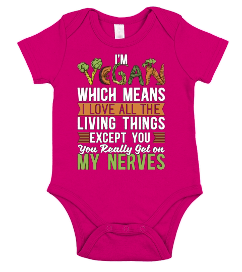 Veganism Vegan Which Means Vegetarians Vegan Lover Short Sleeve Baby One-Piece