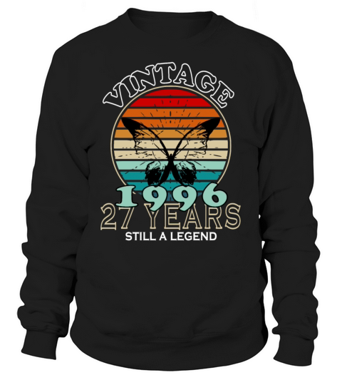 1996 Vintage Birthday Present Sweatshirt Unisex