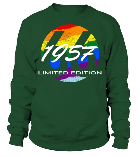 66th birthday men women 66 years 1957 vintage Sweatshirt Unisex