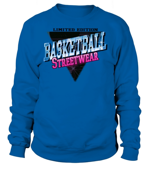 Basketball Sports Font Vintage Retro Streetwear Sweatshirt Unisex