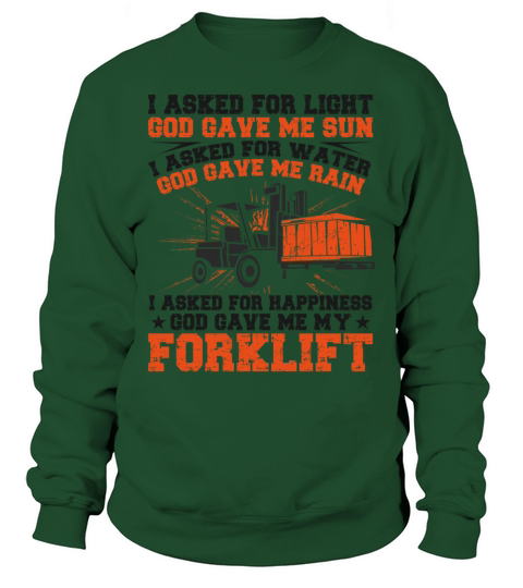Certified Forklift Truck Operator Sweatshirt Unisex