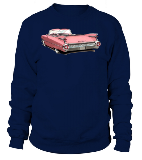 Classic Pink Cadillac Sweatshirt Unisex